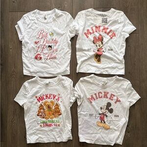 Disney Mickey & Minnie Crop T-Shirt Collection